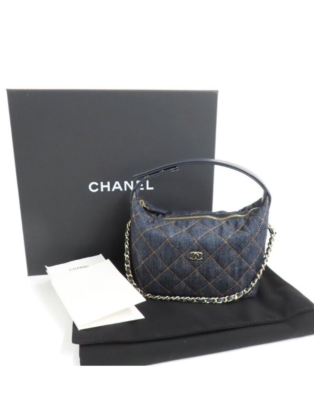 Chanel Classic Chain Clutch Pre Collection Denim - Picture 10 of 10